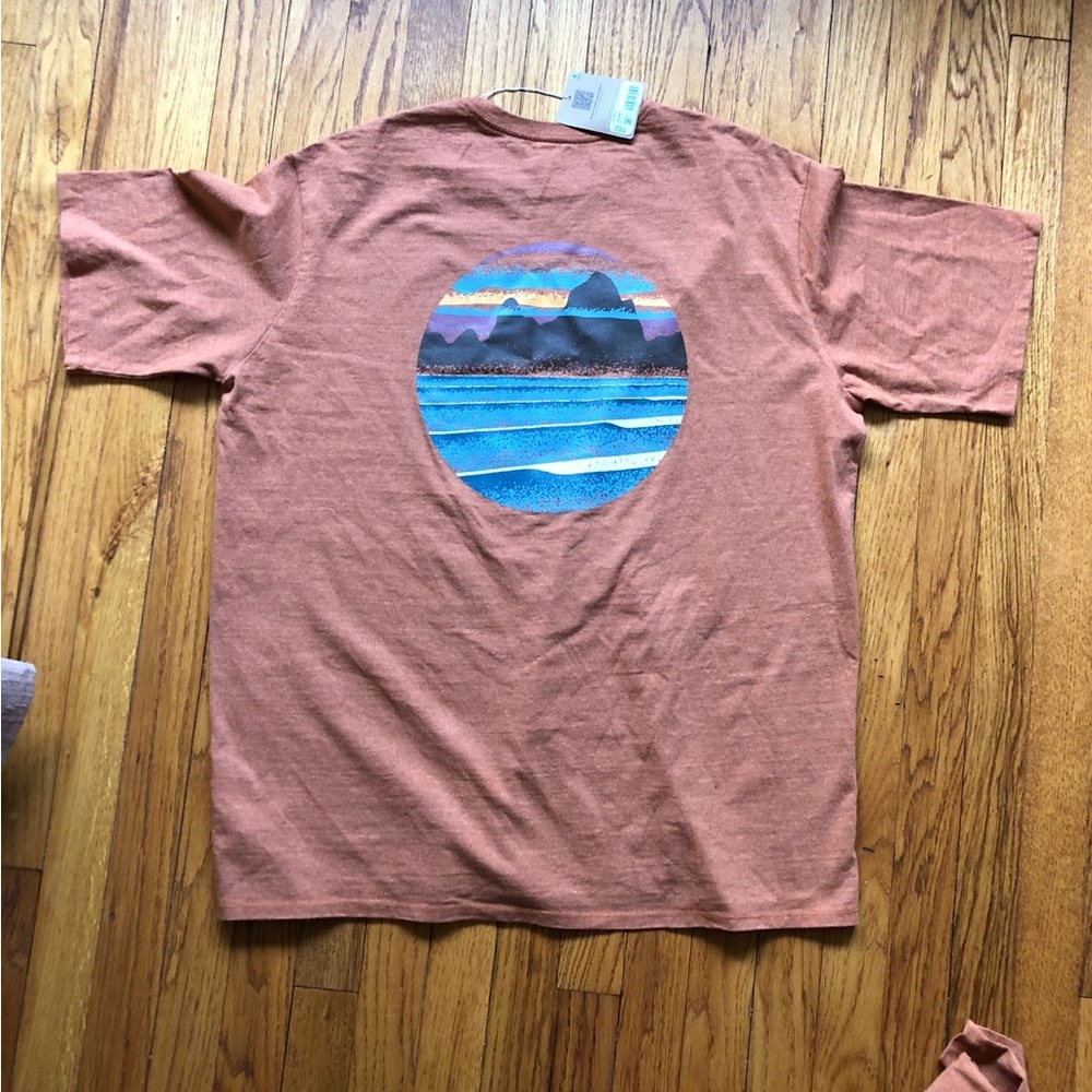 patagonia skyline stencil responsibili-tee / men’s small / NWT